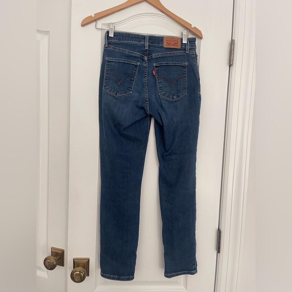 Levi’s Classic Mid Rise Skinny Jeans Women’s Size 4 Medium Wash Stretch - Picture 4 of 7